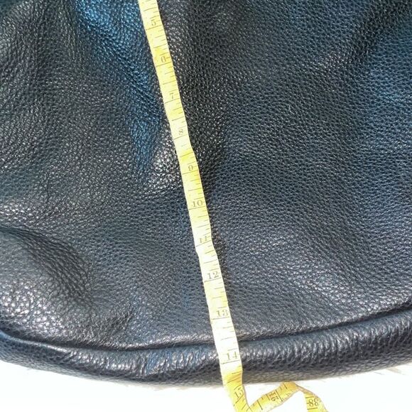 Libaire Black Leather Laptop Bag - Picture 2 of 10